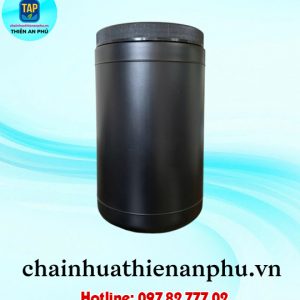Hủ 1kg Đen Tròn hdpe