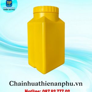 Hủ 1kg Vuông Cạnh hdpe