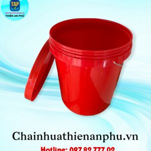 Xô 20kg , Xô 18 Lít Đỏ Cam